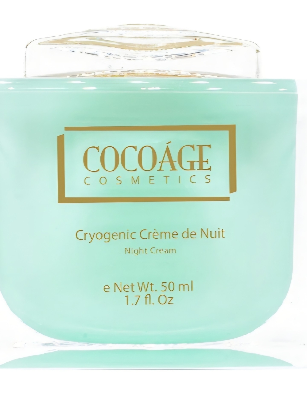 COCOÁGE Cryogenic Night Cream Hydrating Moisturizer- Certificate Of Authenticity